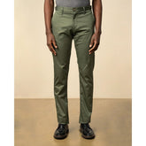 Polo Mens Milan Straight Leg Chino Pants In Olive Green
