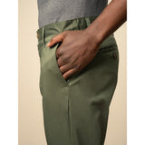 Polo Mens Milan Straight Leg Chino Pants In Olive Green