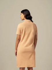 Polo Womens Leah Golfer Dress In Peach
