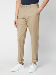 Ben Sherman Mens Straight Fit Chinos In Sandstone