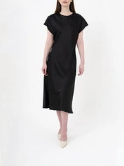 Polo Womens Isabella Bias Cut Dress In Black