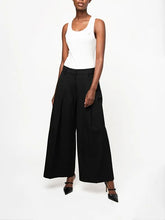 Polo Womens Tatum Wide Leg Suit Pans In Black