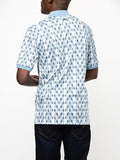Polo Mens Printed Argyle Golfer In Blue