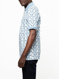 Polo Mens Printed Argyle Golfer In Blue