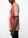 Polo Mens Printed Argyle Golfer In Brick