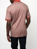 Polo Mens Printed Argyle Golfer In Brick