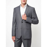 Polo Mens Slim Fit Suit In Charcoal