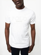 Polo Printed Mens T-Shirt In Off White