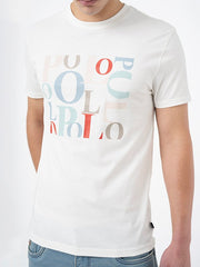 Polo Mens Logo Printed Short Sleeves T-Shirt White