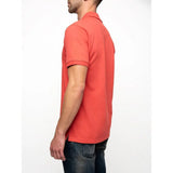 Polo Mens Essential Pique Short Sleeves Golfer In Dark Pink
