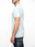 Polo 0062441 Mens Essential Pique Ss Golfer Light Blue