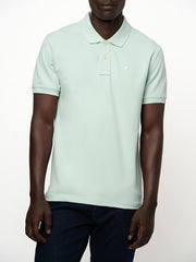 Polo Mens Essential Pique Golfer In Aqua