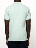 Polo Mens Essential Pique Golfer In Aqua