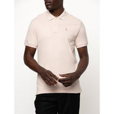 Polo Mens Essential Pique Short Sleeves Golfer In Light Pink