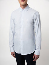 Polo Mens Long Sleeves Micro Dobby Check Shirt White