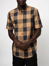 Polo Mens Large Check Shirt In Camel