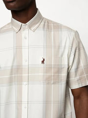 Polo Check Shirts For Men In Stone