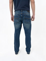 Polo Mens Knitted Slim Leg Denim Dark Wash