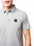 Polo Mens Active Badge Golfer In Grey Melange