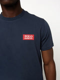 Polo Mens Block Logo T-Shirt In Navy