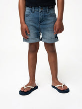 Polo Boys Jake Denim Short In Light Wash
