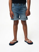 Polo Boys Jake Denim Short In Light Wash
