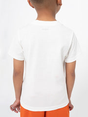Polo Boys Ted Printed T-Shirt In Off White