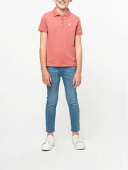 Polo Nina Ss Golfer Coral