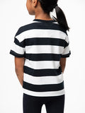 Polo Girls Jade Stripe T-Shirt In Navy