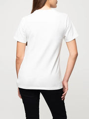 Polo Womens White Allie Ss T-Shirt