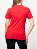 Polo Womens Allie Short Sleeves T-Shirt In Red