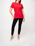 Polo Womens Allie Short Sleeves T-Shirt In Red