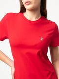 Polo Womens Allie Short Sleeves T-Shirt In Red