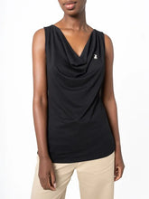 Polo Womens Blair Cowl Neck Top In Black