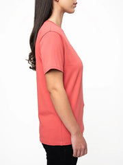 Polo Womens Danica Embroidered T-Shirts In Brick