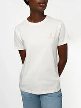 Polo Womens Lee Embroidered T-Shirt In Parchment