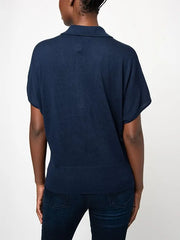 Polo Womens Brooke Knitted Golfer In Navy