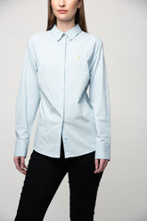 Polo 0063601 Wmn Jamie Ls Shirt Sky Blue