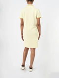 Polo Womens Leah Short Sleeve Golfer Dress Yellow