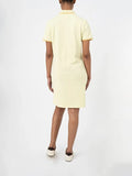 Polo Womens Leah Short Sleeve Golfer Dress Yellow