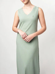 Polo Womens Sage Madison Sl Rib Dress