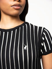 Polo Womens Blake Knitted Dress In Black