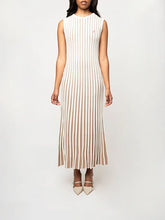 Polo Womens Hayden Knitted Dress In Off White