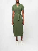 Polo Womens Sam Knitted Resort Dress In Olive