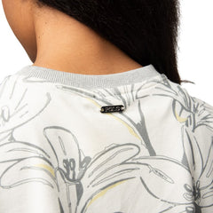 Polo Womens Off White Zyanda Short Sleeve Floral Dress