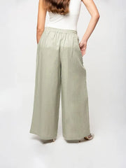 Polo 0063687 Wmn Lerato Wide Leg Pant Willow