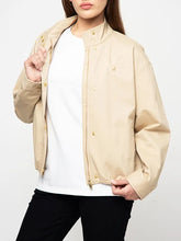 Polo Womens Reese Casual Jacket In Stone