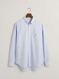 Gant Mens Regular Poplin Shirt In Light Blue