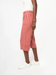 Polo Womens Womens Casey Cropped Wide Leg Pants In Rose