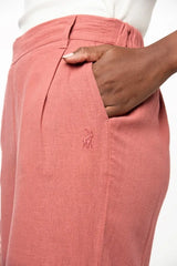 Polo Womens Womens Casey Cropped Wide Leg Pants In Rose